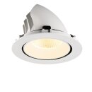 SLV 1009895 NUMINOS® GIMBLE XL Deckeneinbauleuchte 3000 K 40° Weiß