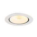 SLV 1009895 NUMINOS® GIMBLE XL Deckeneinbauleuchte 3000 K 40° Weiß