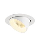 SLV 1009898 NUMINOS® GIMBLE XL Deckeneinbauleuchte 3000 K 55° Weiß