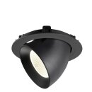 SLV 1009900 NUMINOS® GIMBLE XL Deckeneinbauleuchte 4000 K 20° Schwarz