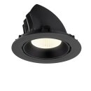 SLV 1009903 NUMINOS® GIMBLE XL Deckeneinbauleuchte 4000 K 40° Schwarz