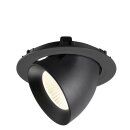SLV 1009903 NUMINOS® GIMBLE XL Deckeneinbauleuchte 4000 K 40° Schwarz