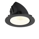 SLV 1009904 NUMINOS® GIMBLE XL Deckeneinbauleuchte 4000 K 40° Schwarz / Weiß