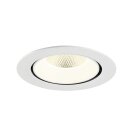 SLV 1009910 NUMINOS® GIMBLE XL Deckeneinbauleuchte 4000 K 20° Weiß