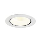 SLV 1009913 NUMINOS® GIMBLE XL Deckeneinbauleuchte 4000 K 40° Weiß