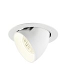 SLV 1009916 NUMINOS® GIMBLE XL Deckeneinbauleuchte 4000 K 55° Weiß