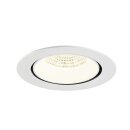 SLV 1009916 NUMINOS® GIMBLE XL Deckeneinbauleuchte 4000 K 55° Weiß