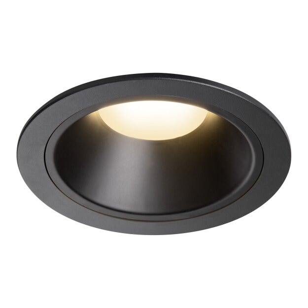 SLV 1009936 NUMINOS® XL Deckeneinbauleuchte 3000 K 20° IP20 rund Schwarz