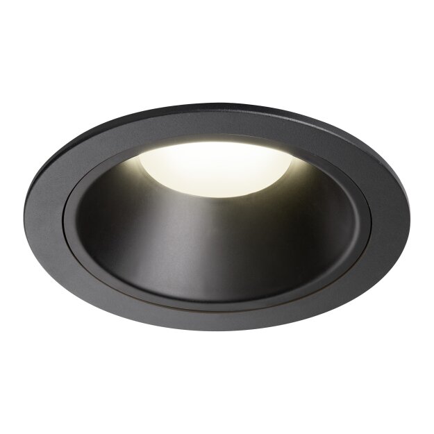 SLV 1009954 NUMINOS® XL Deckeneinbauleuchte 4000 K 20° IP20 rund Schwarz