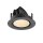 SLV 1010027 NUMINOS® GIMBLE XS Deckeneinbauleuchte 2700 K 20° IP20 rund Schwarz / Weiß