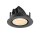 SLV 1010033 NUMINOS® GIMBLE XS Deckeneinbauleuchte 2700 K 55° IP20 rund Schwarz / Weiß