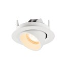 SLV 1010042 NUMINOS® GIMBLE XS Deckeneinbauleuchte 2700 K 55° IP20 rund Weiß