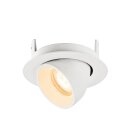 SLV 1010042 NUMINOS® GIMBLE XS Deckeneinbauleuchte 2700 K 55° IP20 rund Weiß