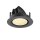 SLV 1010048 NUMINOS® GIMBLE XS Deckeneinbauleuchte 3000 K 40° IP20 rund Schwarz / Weiß