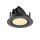 SLV 1010051 NUMINOS® GIMBLE XS Deckeneinbauleuchte 3000 K 55° IP20 rund Schwarz / Weiß