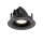 SLV 1010062 NUMINOS® GIMBLE XS Deckeneinbauleuchte 4000 K 20° IP20 rund Schwarz