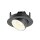 SLV 1010063 NUMINOS® GIMBLE XS Deckeneinbauleuchte 4000 K 20° IP20 rund Schwarz / Weiß