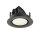 SLV 1010066 NUMINOS® GIMBLE XS Deckeneinbauleuchte 4000 K 40° IP20 rund Schwarz / Weiß