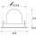 SLV 1010068 NUMINOS® GIMBLE XS Deckeneinbauleuchte 4000 K 55° IP20 rund Schwarz