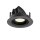 SLV 1010068 NUMINOS® GIMBLE XS Deckeneinbauleuchte 4000 K 55° IP20 rund Schwarz