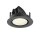 SLV 1010069 NUMINOS® GIMBLE XS Deckeneinbauleuchte 4000 K 55° IP20 rund Schwarz / Weiß