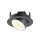SLV 1010069 NUMINOS® GIMBLE XS Deckeneinbauleuchte 4000 K 55° IP20 rund Schwarz / Weiß