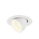 SLV 1010072 NUMINOS® GIMBLE XS Deckeneinbauleuchte 4000 K 20° IP20 rund Weiß