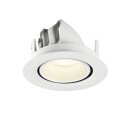 SLV 1010078 NUMINOS® GIMBLE XS Deckeneinbauleuchte 4000 K 55° IP20 rund Weiß