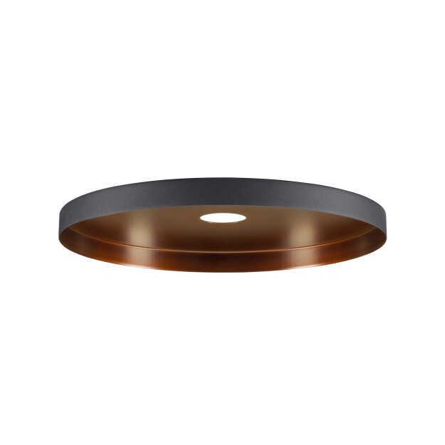 SLV 1010096 LALU® PLATE 33 Leuchtenschirm E27 Base Mix&Match H: 1.5 cm Schwarz / Bronze