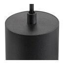SLV 1010099 ASTO TUBE Pendelleuchte GU10 Pendellänge 250 cm  x max. 10 W Schwarz