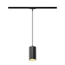 SLV 1010099 ASTO TUBE Pendelleuchte GU10 Pendellänge 250 cm  x max. 10 W Schwarz