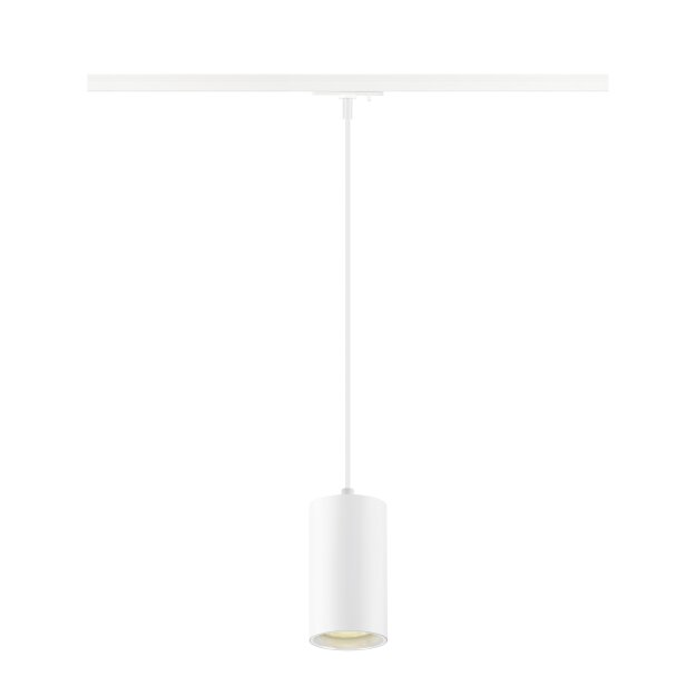 SLV 1010100 ASTO TUBE Pendelleuchte GU10 Pendellänge 250 cm  x max. 10 W Weiß
