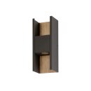 SLV 1010101 FLATT II Wandaufbauleuchte PHASE 2700 K 9.5 W Anthrazit / braun