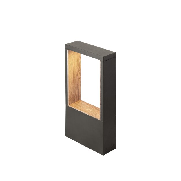 SLV 1010103 FLATT II 36 Stehleuchte PHASE 2700 K IP65 quadratisch Anthrazit / braun