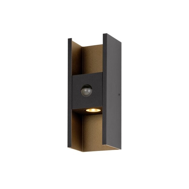 SLV 1010108 FLATT II Wandaufbauleuchte SENSOR 2700 K max. 10 W Schwarz