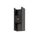 SLV 1010108 FLATT II Wandaufbauleuchte SENSOR 2700 K max. 10 W Schwarz