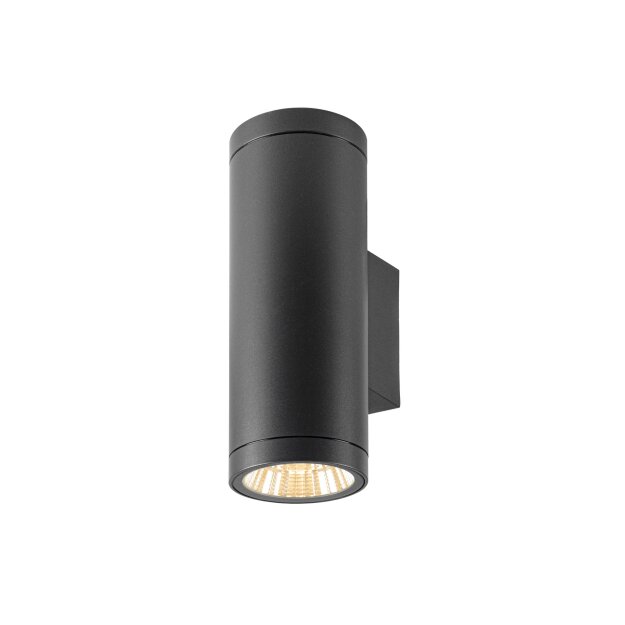 SLV 1010169 HELIA PRO L Wandaufbauleuchte single DALI P1 zylindrisch 2700 K 10 W 24° Anthrazit
