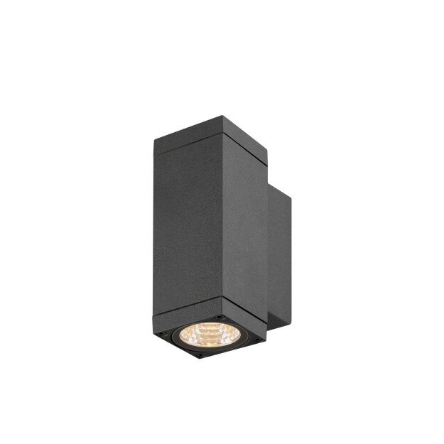 SLV 1010177 THEO PRO S Wandaufbauleuchte single DALI P1 rechteckig 2700 K 3 W 24° Anthrazit