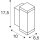 SLV 1010177 THEO PRO S Wandaufbauleuchte single DALI P1 rechteckig 2700 K 3 W 24° Anthrazit