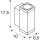 SLV 1010184 THEO PRO S Wandaufbauleuchte up/down DALI P2 rechteckig 2700 K 12 W 24° Weiß