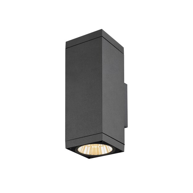 SLV 1010185 THEO PRO L Wandaufbauleuchte single DALI P1 rechteckig 2700 K 10 W 24° Anthrazit