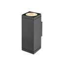 SLV 1010187 THEO PRO L Wandaufbauleuchte up/down DALI P1 2700 K 20 W DALI Touch 24° Anthrazit