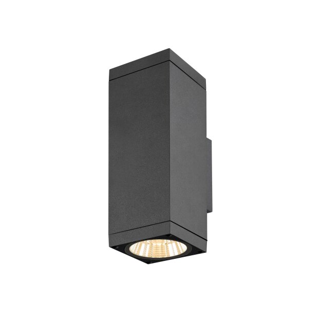 SLV 1010191 THEO PRO L Wandaufbauleuchte up/down DALI P2 2700 K 30 W DALI Touch 24° Anthrazit