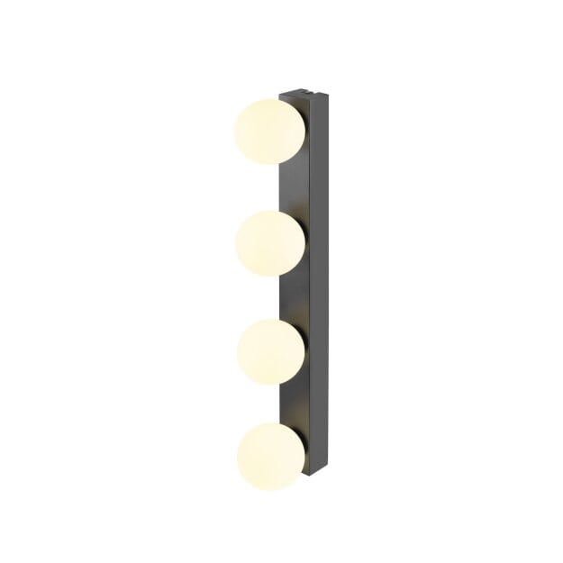 SLV 1010193 SUN Mirror Wandaufbauleuchte quad 2700/3000/4000 K TOUCH button 18 W  IP44 Schwarz