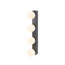 SLV 1010193 SUN Mirror Wandaufbauleuchte quad 2700/3000/4000 K TOUCH button 18 W  IP44 Schwarz