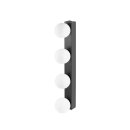 SLV 1010193 SUN Mirror Wandaufbauleuchte quad 2700/3000/4000 K TOUCH button 18 W  IP44 Schwarz