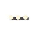 SLV 1010194 SUN Mirror Wandaufbauleuchte triple 2700/3000/4000 K TOUCH button 13 W  IP44 Schwarz