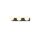 SLV 1010194 SUN Mirror Wandaufbauleuchte triple 2700/3000/4000 K TOUCH button 13 W  IP44 Schwarz