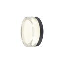 SLV 1010210 CYFT XL Wand- und Deckenaufbauleuchte 2700/3000/4000 K 15 W PHASE 125° IP65 Schwarz / klar