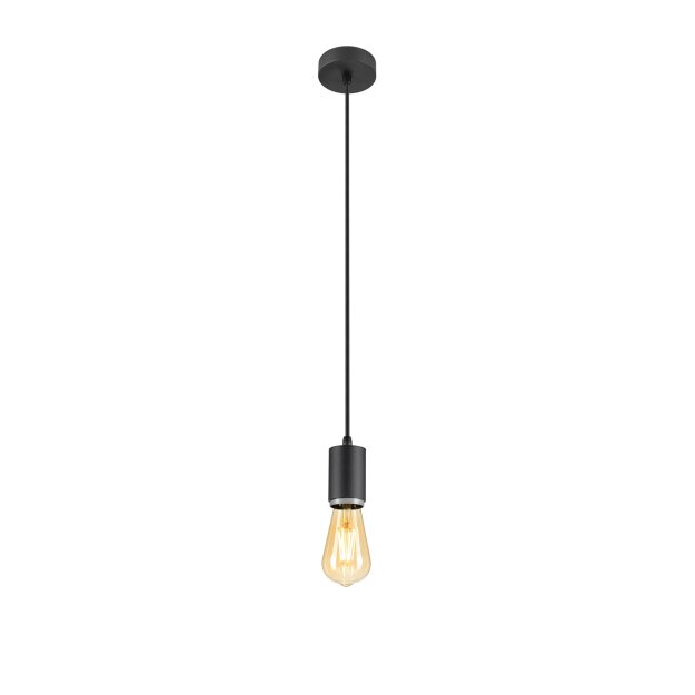 SLV 1010285 LALU® Pendelleuchte E27 Base Mix&Match Pendellänge 200 cm 1 x max. 10 W Schwarz